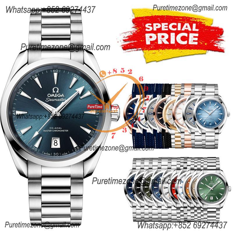 Special Prices Aqua Terra 150M A21J Automatic Mens Watch 41 Blue Dial Stainless Steel Bracelet  CHS