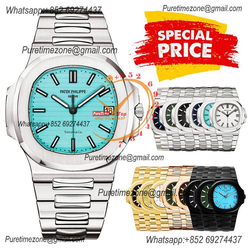 Special Prices Nautilus 5711 A21J Automatic Mens Watch 40 Tiffany Blue Dial Stainless Steel Bracelet CHS