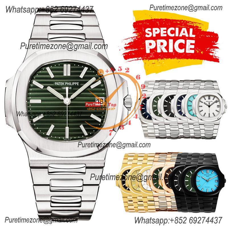 Special Prices Nautilus 5711 A21J Automatic Mens Watch 40 Green Dial Stainless Steel Bracelet CHS