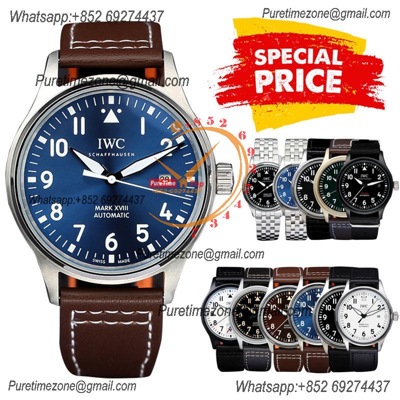 Special Prices Pilot Mark Le Petit Prince XVIII A21j Autoamtic Mens Watch 40 Blue Dial Leather Strap CHS