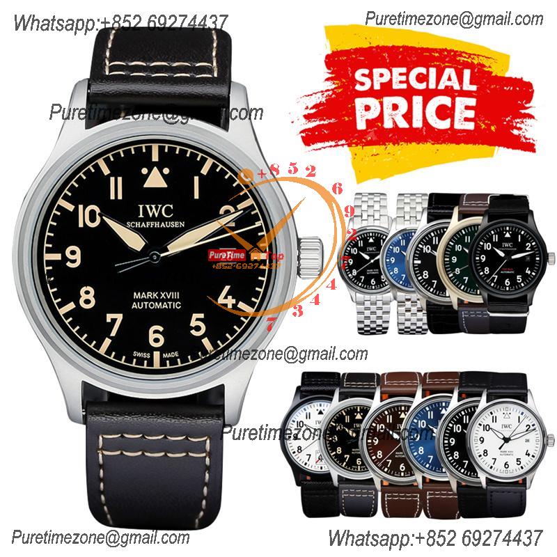 Special Prices Pilot Mark XVIII A21j Autoamtic Mens Watch 40 Black Dial Leather Strap CHS