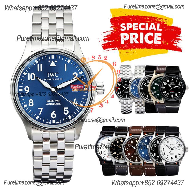 Special Prices Pilot Mark XVIII A21j Autoamtic Mens Watch 40 Blue Dial Stainless Steel Bracelet CHS