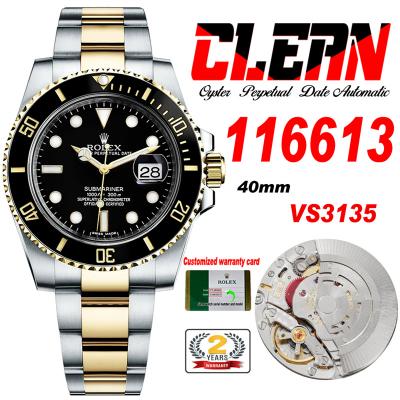 Submariner 116613 VR3135 Automatic Mens Watch Best...