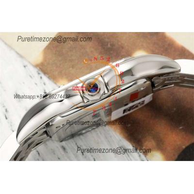 Panthère Small Model W4PN0013 Ronda Quartz Womens Watch Best Edition AF 22 Diamond Bezel Blue Dial SS Bracelet Ladies