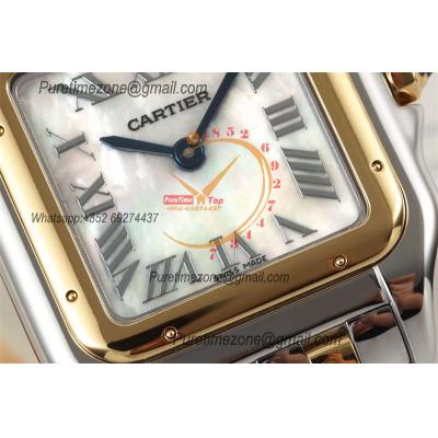 Panthère Medium Model W2PN0007 Ronda Quartz Womens Watch Best Edition AF YG 27mm MOP Dial SS Bracelet