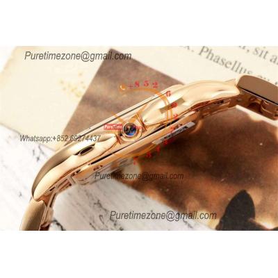 Panthère Medium Model WGPN0009 Ronda Quartz Womens Watch Best Edition AF RG 27mm MOP Dial SS Bracelet