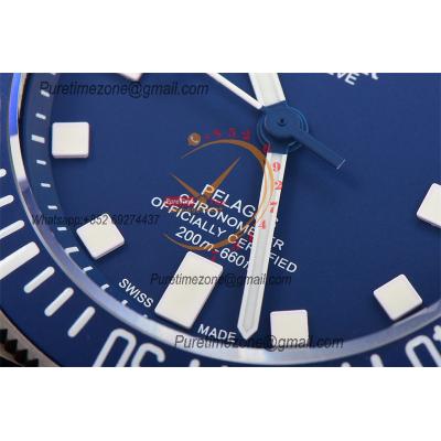 Pelagos FXD M25707B M8N-24 Automatic Mens Watch Marine Nationale  Best Edition TWF 42mm Titanium Blue Dial Nylon CHS