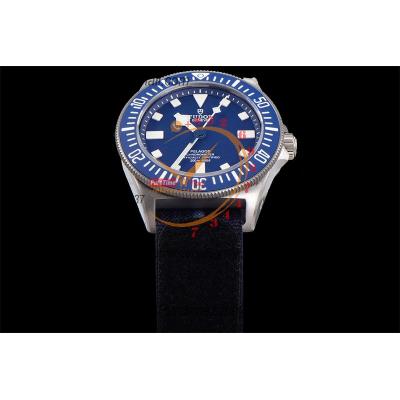 Pelagos FXD M25707B M8N-24 Automatic Mens Watch Marine Nationale  Best Edition TWF 42mm Titanium Blue Dial Nylon CHS