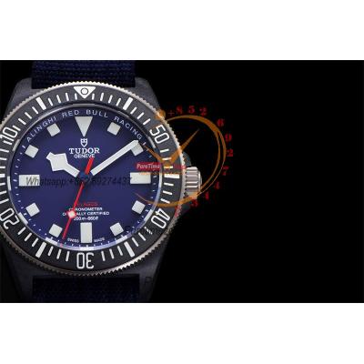 Pelagos FXD M25707KN M8N-24 Automatic Mens Watch Marine Nationale  Best Edition TWF 42mm Titanium Blue Dial Nylon CHS