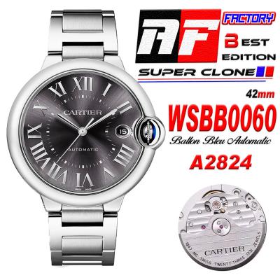 Ballon Bleu WSBB0060 42mm A2824 Automatic Mens Wat...