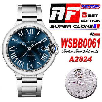 Ballon Bleu WSBB0061 42mm A2824 Automatic Mens Wat...