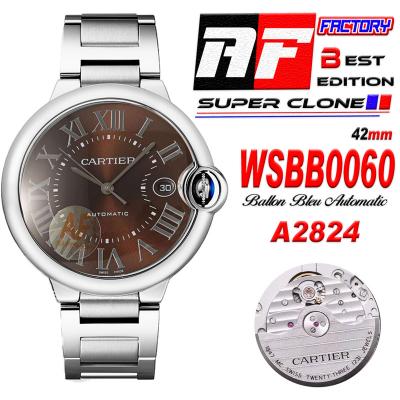 Ballon Bleu WSBB0060 42mm A2824 Automatic Mens Wat...