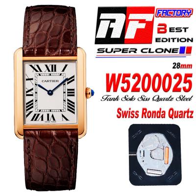 Tank Louis Must 28mm W5200025 Swiss Ronda Quartz W...