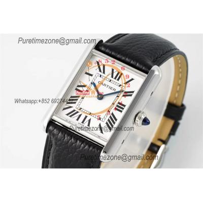 Tank Louis Must 25mm WSTA0041 Swiss Quartz Womens Watch Best Edition AF White Dial Leather Ladies