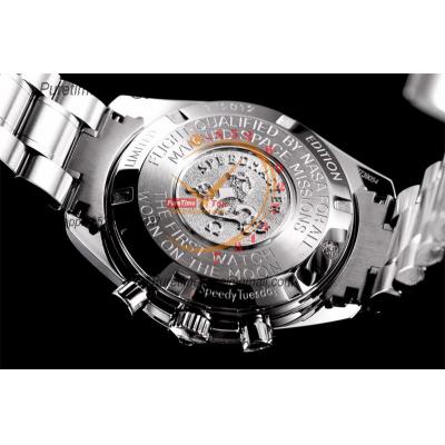 Speedmaster Speedy Tuesday 2 ‘Ultraman’Winding Chronograph Mens Watch Best Edition OMF Black Dial SS Bracelet CHS