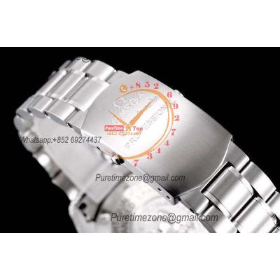 Speedmaster Moonwatch Silver Snoopy Anniversary Manual Winding Chrono Mens Watch Best Edition OMF White Dial SS Bracelet