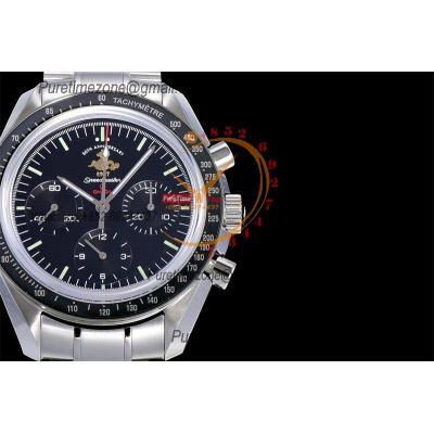 Speedmaster 50th Anniversary Limited Edition Manual Winding Chronograph Mens Watch Best Edition OMF Black Dial SS CHS