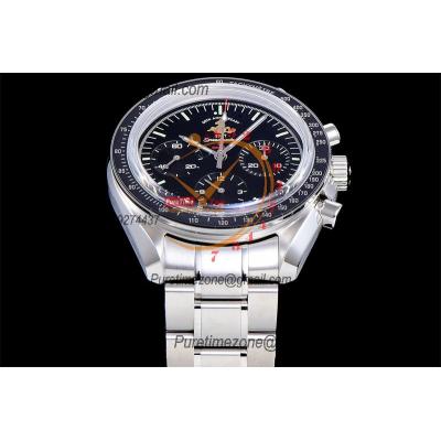 Speedmaster 50th Anniversary Limited Edition Manual Winding Chronograph Mens Watch Best Edition OMF Black Dial SS CHS