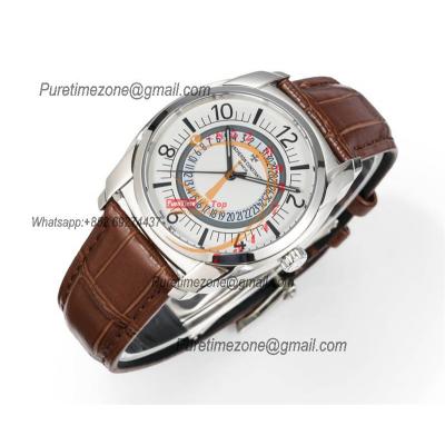 Quai De L'ile 4500S A5100 Automatic Mens Watch Best Edition GRF White Dial Brown Leather Strap CHS