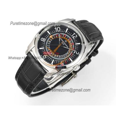 Quai De L'ile 4500S A5100 Automatic Mens Watch Best Edition GRF Black Dial Black Leather Strap CHS