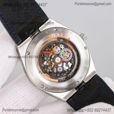 Overseas Perpetual Calendar Moonphase 4300V A1120 Automatic Mens Watch Best Edition TWF SS Skeleton Dial Black Leather