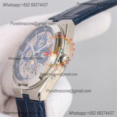 Overseas Perpetual Calendar Moonphase 4300V A1120 Automatic Mens Watch Best Edition TWF SS Skeleton Dial Black Leather