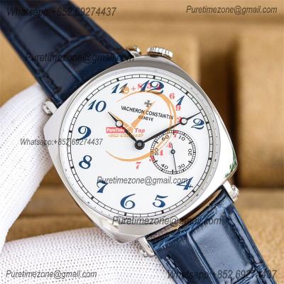 Historiques American 1921 82035 A4400 Automatic Mens Watch Best Edition TWF 40 SS Silver Dial Black Leather Strap CHS