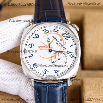 Historiques American 1921 82035 A4400 Automatic Mens Watch Best Edition TWF 40 SS Silver Dial Black Leather Strap CHS