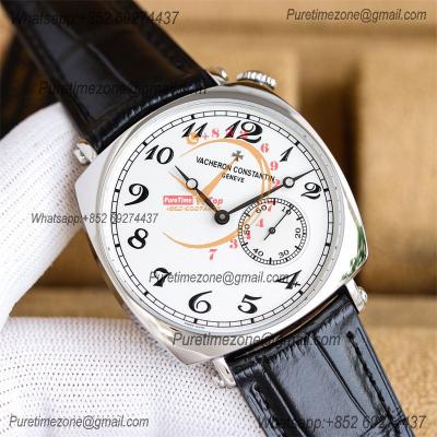 Historiques American 1921 82035 A4400 Automatic Mens Watch Best Edition TWF 40 SS Silver Dial Black Leather Strap CHS