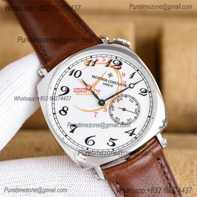 Historiques American 1921 82035 A4400 Automatic Mens Watch Best Edition TWF 40 SS Silver Dial Black Leather Strap CHS