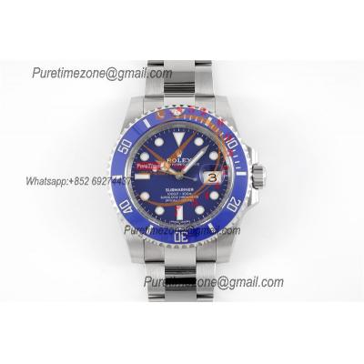 Submariner 116618LB VR3135 Automatic Mens Watch Best Edition Clean Ceramics Bezel Blue Dial 904L SS Bracelet