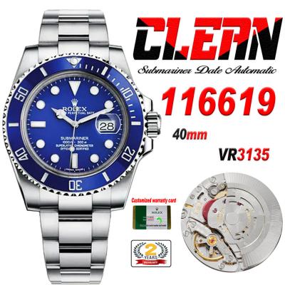 Submariner 116619 VR3135 Automatic Mens Watch Best...