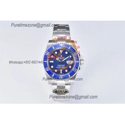 Submariner 116619 VR3135 Automatic Mens Watch Best Edition Clean Ceramics Bezel Blue Dial 904L SS Bracelet