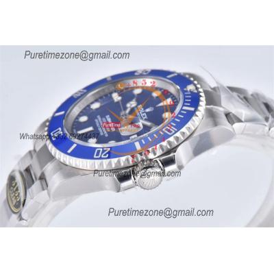 Submariner 116619 VR3135 Automatic Mens Watch Best Edition Clean Ceramics Bezel Blue Dial 904L SS Bracelet