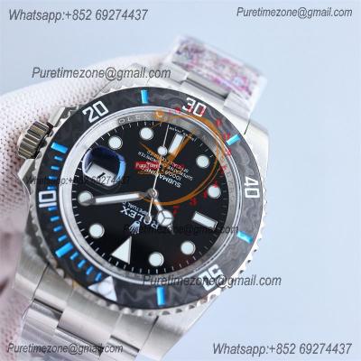 Submariner 116610LN VR3135 Automatic Mens Watch Best Edition Clean Blue Fiber Bezel Black Dial 904L SS Bracelet CHS