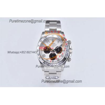 Daytona 116509 SA4130 Automatic Chronograph Mens Watch Best Edition CLEAN  V3 White Stick Dial 904L Steel Bracelet CHS