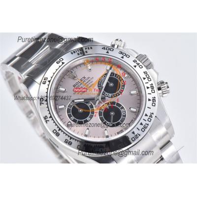 Daytona 116509 SA4130 Automatic Chronograph Mens Watch Best Edition CLEAN  V3 Gray Black Stick Dial 904L SS Bracelet CHS