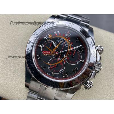 Daytona 116509 SA4130 Automatic Chronograph Mens Watch Best Edition CLEAN  V3 Black Dial 904L Steel Bracelet CHS