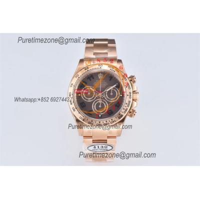 Daytona 116505 SA4130 Automatic Chronograph Mens Watch Best Edition CLEAN V3 RG Brown Diamonds Dial 904L SS Bracelet CHS