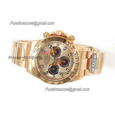 Daytona 116508 SA4130 Automatic Chronograph Mens Watch Best Edition CLEAN  V3 YG Champagne Dial 904L Steel Bracelet CHS