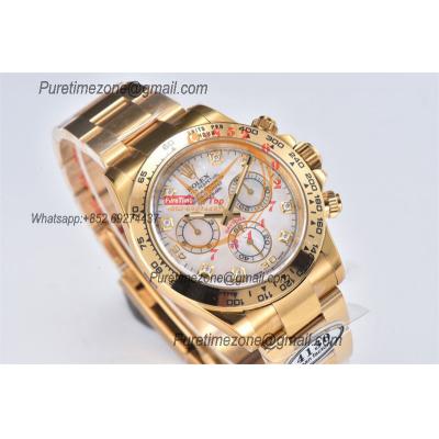 Daytona 116508 SA4130 Automatic Chronograph Mens Watch Best Edition CLEAN V3 YG MOP Dial 904L Steel Bracelet CHS