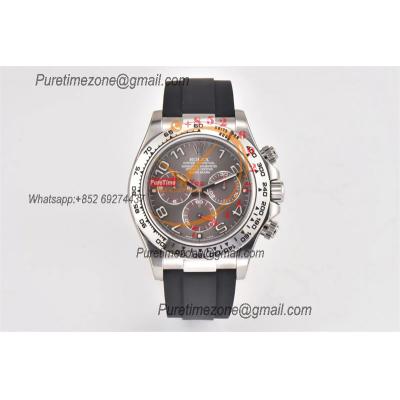 Daytona 116519 SA4130 Automatic Chronograph Mens Watch Best Edition CLEAN V3 SS Gray Dial Black Oysterflex Rubber