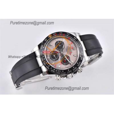 Daytona 116519 SA4130 Automatic Chronograph Mens Watch Best Edition CLEAN V3 SS Gray Dial Black Oysterflex Rubber