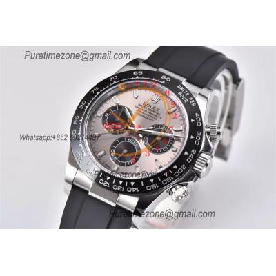 Daytona 116519 SA4130 Automatic Chronograph Mens Watch Best Edition CLEAN V3 SS Gray Dial Black Oysterflex Rubber