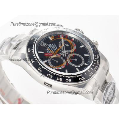 Daytona 126500 SH4131 Automatic Chronograph Mens Watch Best Edition CLEAN Black Dial 904L SS Bracelet CHS