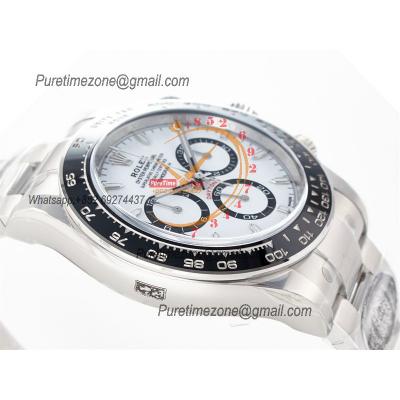 Daytona 126500 SH4131 Automatic Chronograph Mens Watch Best Edition CLEAN White Dial 904L SS Bracelet CHS