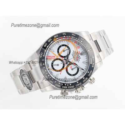 Daytona 126500 SH4131 Automatic Chronograph Mens Watch Best Edition CLEAN White Dial 904L SS Bracelet CHS