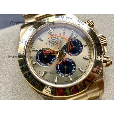 Daytona 126508 SH4131 Automatic Chronograph Mens Watch Best Edition CLEAN YG Champagne Dial 904L SS Bracelet CHS