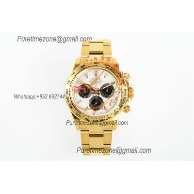 Daytona 116508 DD4130 Automatic Chronograph Mens Watch Best Edition N6F YG Real Meteorite Dial 904L SS Bracelet CHS