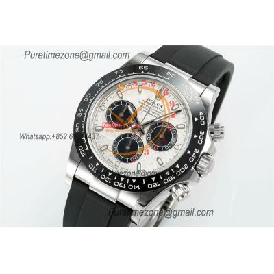 Daytona 116519 DD4130 Automatic Chronograph Mens Watch Best Edition N6F Real Meteorite Dial Black Oysterflex Rubber